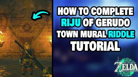 tears of the kingdom gerudo test|totk gerudo mural riddle.